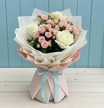 Букет цветов из:  Розы в Белой Березке