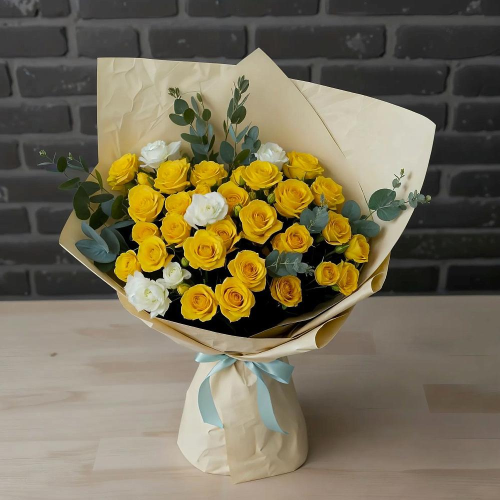 Букет цветов из: Розы в Белой Березке